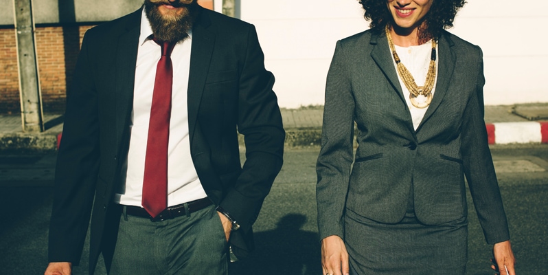 Job Applicants dressed for a Job Interview